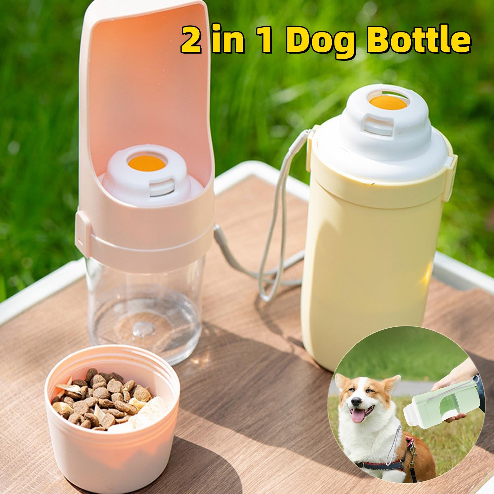 2-in-1 Honden Waterfles