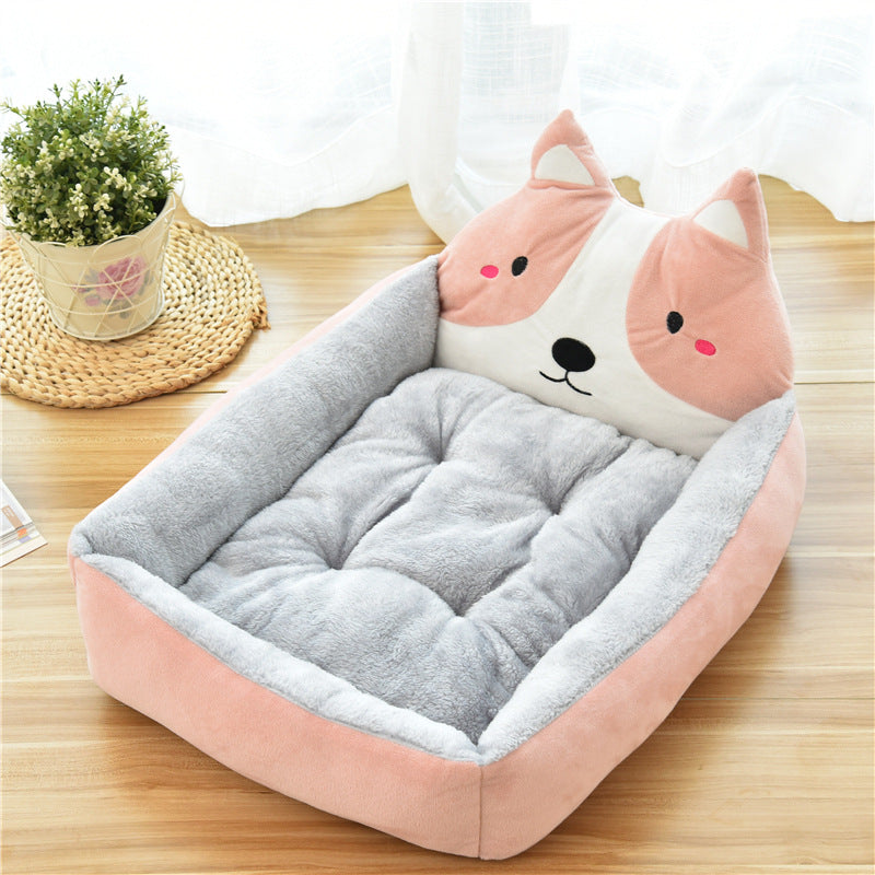 Zacht Honden- en Kattenbed – Warm & Comfortabel