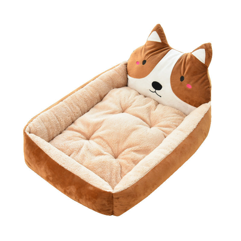 Zacht Honden- en Kattenbed – Warm & Comfortabel