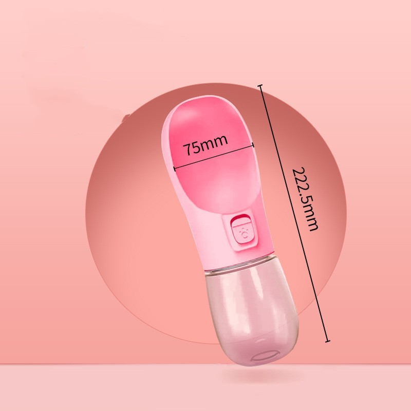 Reis Waterfles met Drinkbak voor Honden