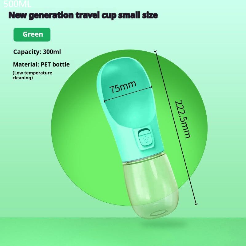 Reis Waterfles met Drinkbak voor Honden