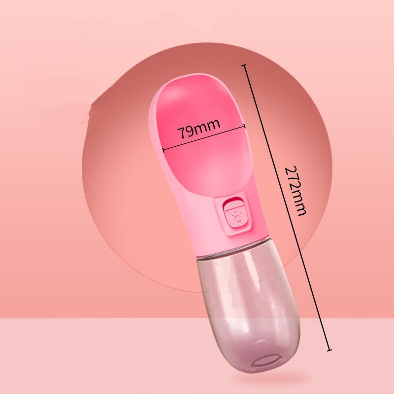 Reis Waterfles met Drinkbak voor Honden